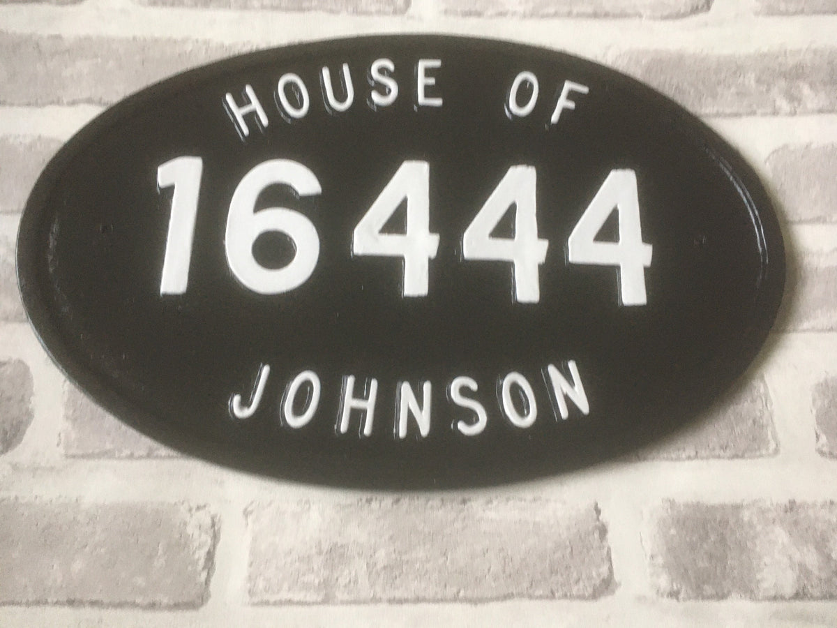 Address plaque for house, colonial style house sign, personalized wedding gift