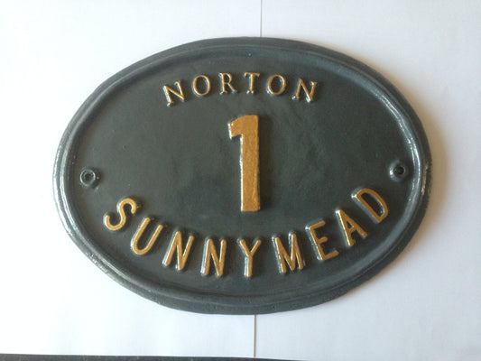 Handmade Colonial House Sign, Personalized Address Plaque