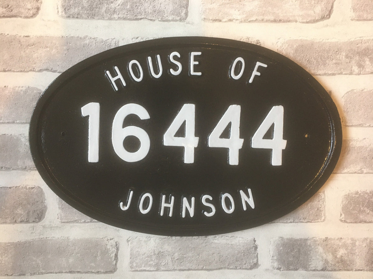 Address plaque for house, colonial style house sign, personalized wedding gift