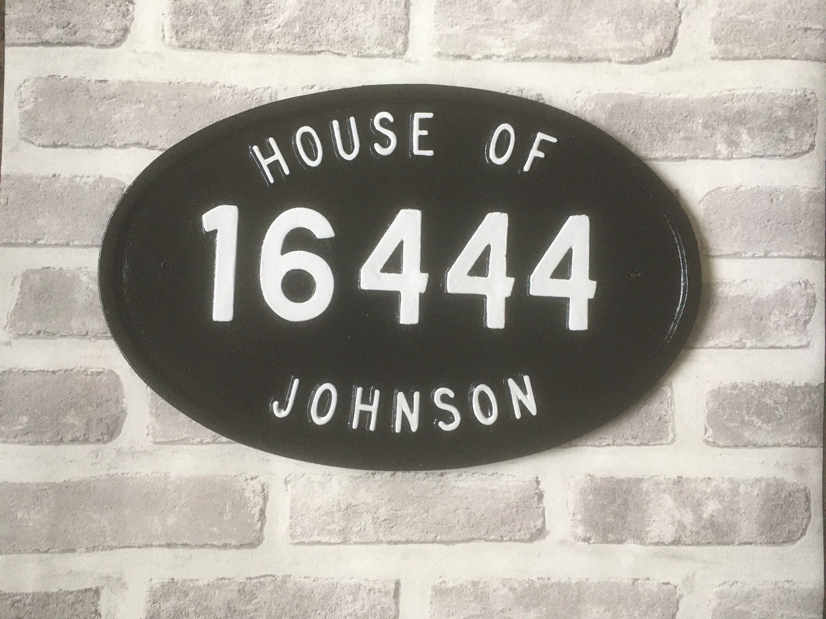 Address plaque for house, colonial style house sign, personalized wedding gift