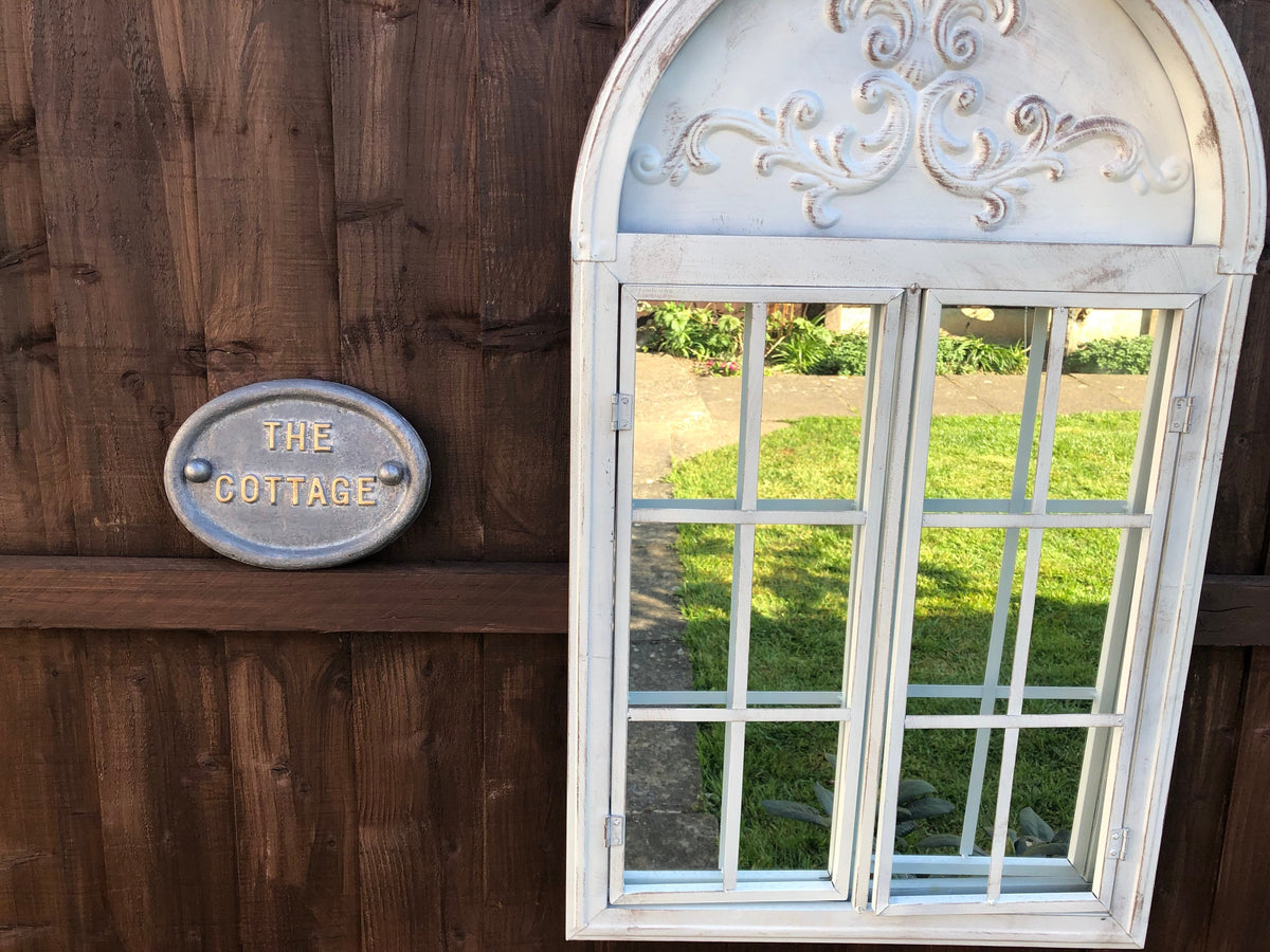 Handmade Cast Lead House Number Sign, Traditional Address Plaque