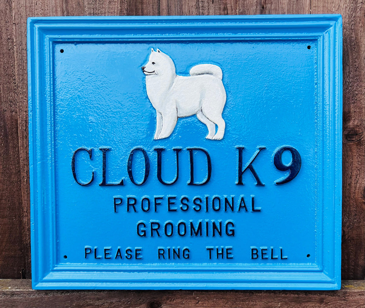 Handmade Edwardian Style Business Sign, Cast Aluminium, Custom Colors