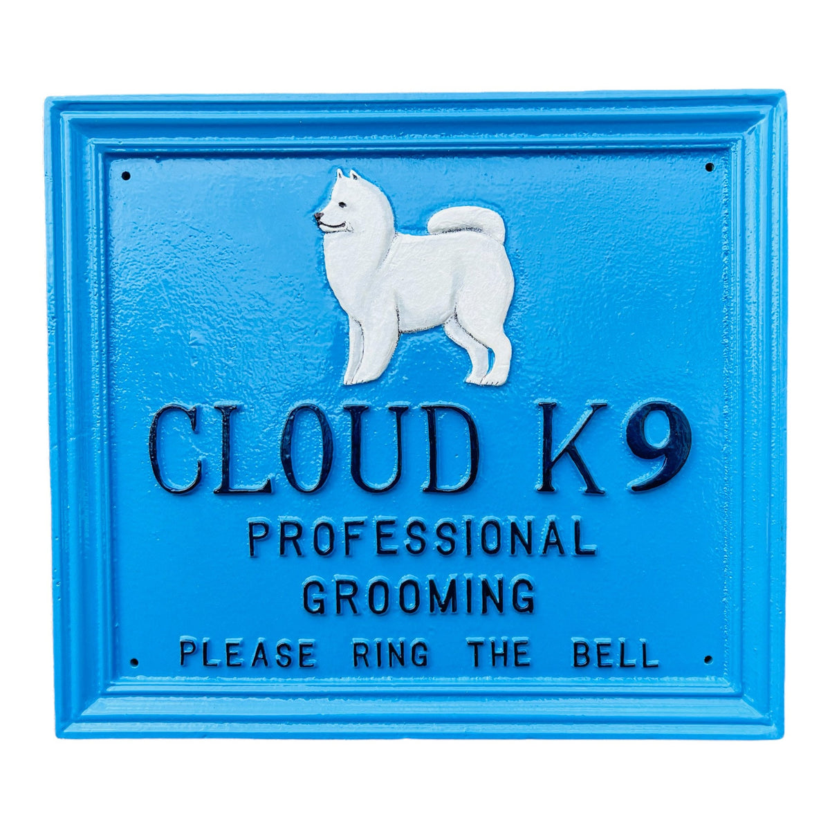 Handmade Edwardian Style Business Sign, Cast Aluminium, Custom Colors
