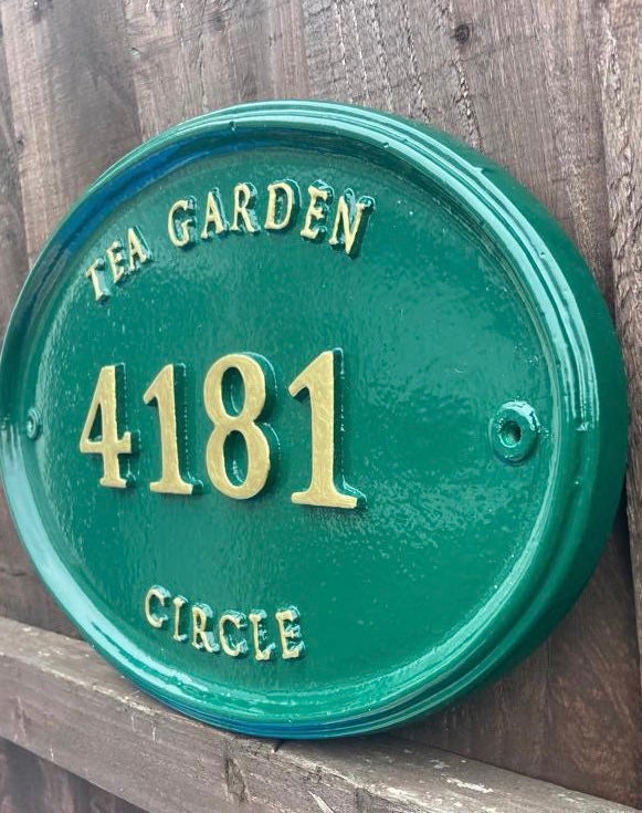Address plaque for house, colonial style sign, personalized wedding gift, number plate